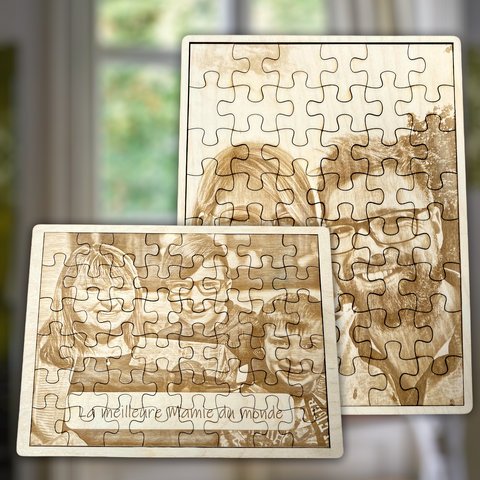Puzzle en bois 48 morceaux (9 po x 12 po)